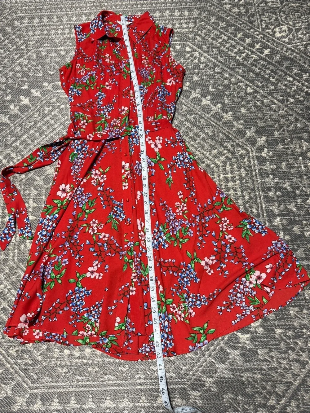 Nanette Lepore Red Floral dress - Picture 12 of 12